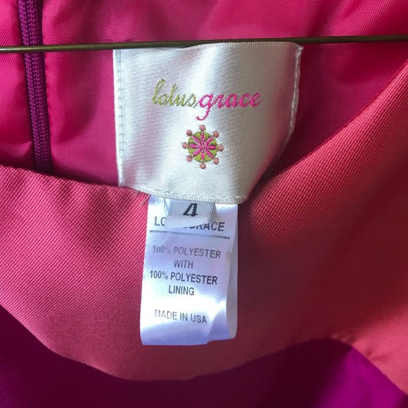 Lotus Grace Pink and Salmon Midi Dress - Picture 6 of 8